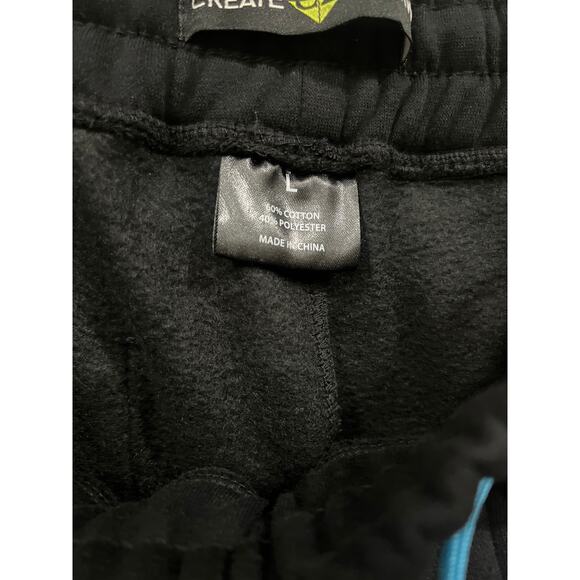 Create 2Mrw Paisley Graphic Print Jogger Sweatpants Fleece lined Men's Large - Picture 7 of 7